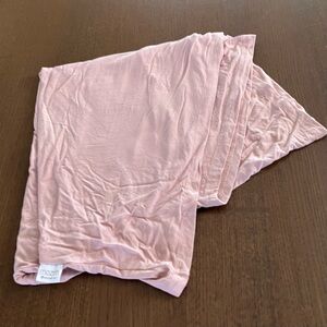 Pink Jersey Baby Blanket Swaddle